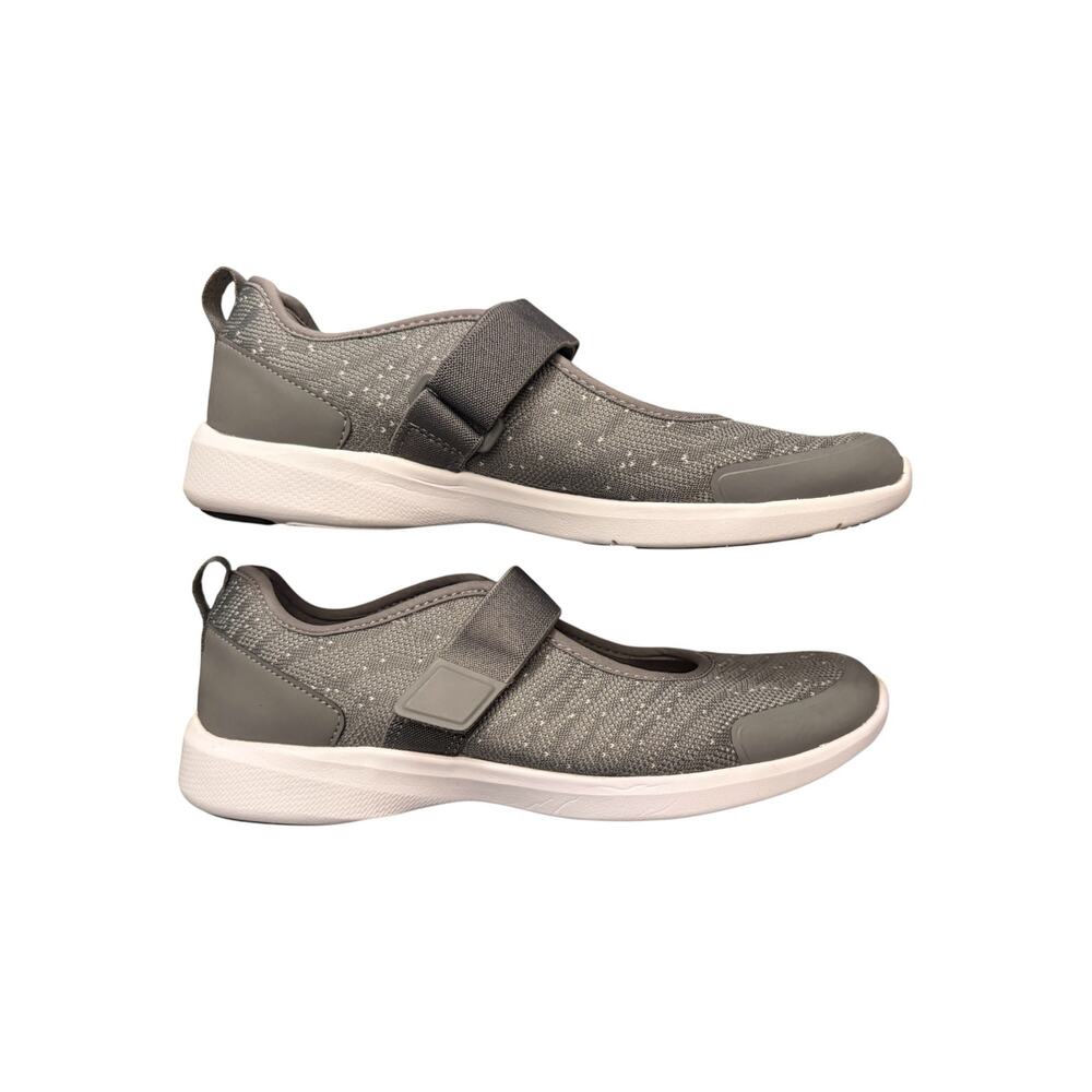 Vionic Jessica Mary Jane Shoes Womens 8 Gray White Dot Walking Comfort NWOT - Picture 8 of 11